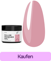 Verlängerungsgel Siller UV-LED One Phase Wonder Gel Nr. 7 dunkelrosa 30 ml